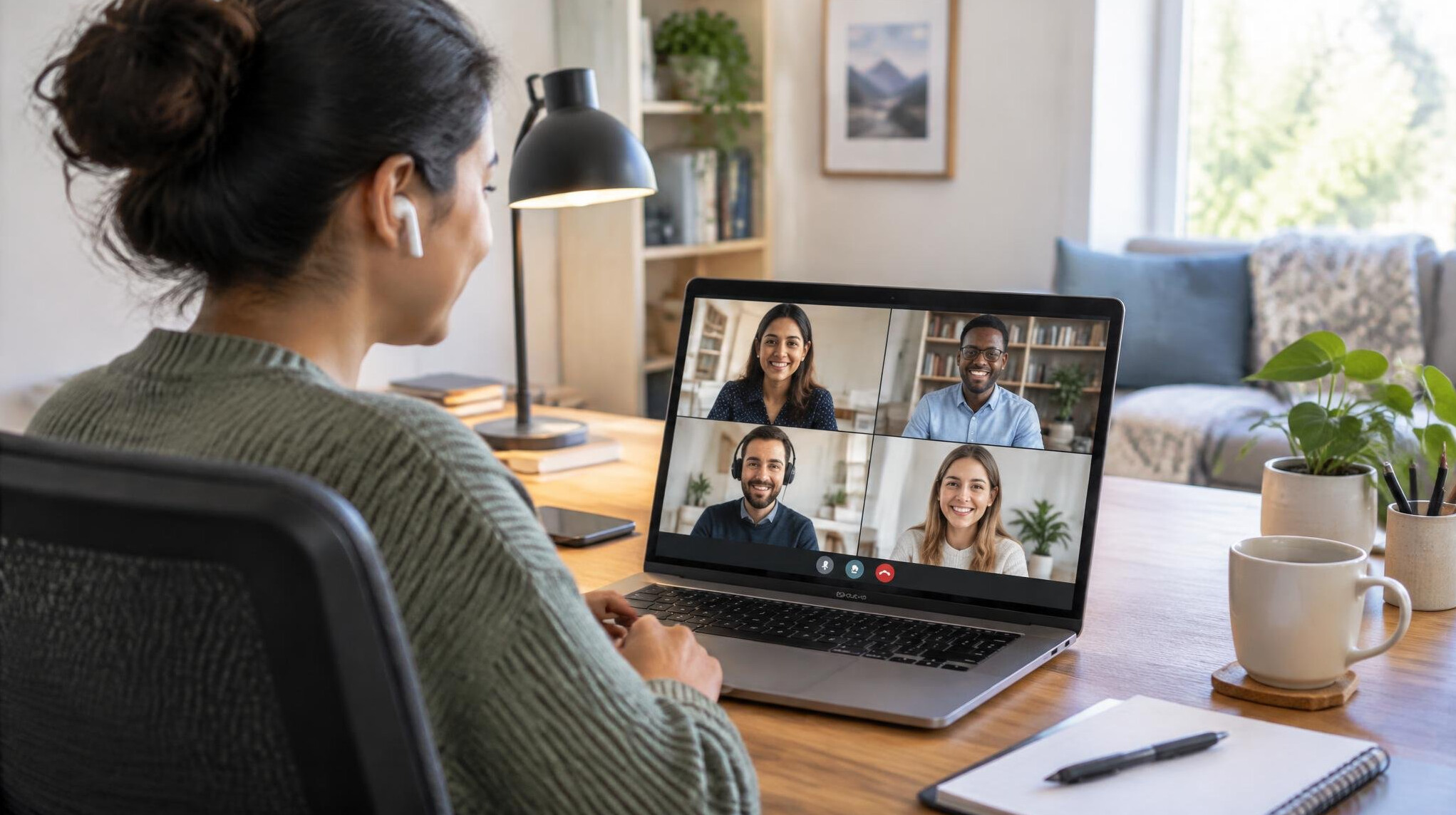 remote workers at home